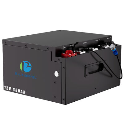Η μπαταρία κάτω από το κάθισμα RV 12V330Ah LiFePo4 μπαταρία Μέγιστο ρεύμα φόρτισης 250A Ενέργεια 4224Wh Σχεδιασμένο για ηλεκτρική ενέργεια και ηλεκτρικό όχημα
