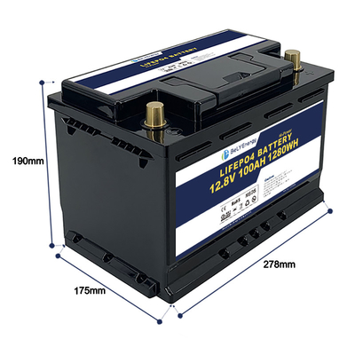 Αγορά Η μπαταρία Bely Energy 12V 100AH LiFePo4 για θαλάσσια σκάφη 3 χρόνια εγγύηση online manufacture