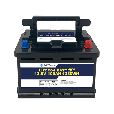 Αγορά Bluetooth επαναφορτιζόμενη 12V 100AH Bely βαθιά μπαταρία κύκλων για τα κάρρα γκολφ rv online manufacture