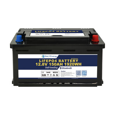 Αγορά IP65 Προστασία περίβλησης 12V150AH LiFePo4 μπαταρία 1920Wh Ενέργεια Αειφόρος ασφαλής επαναφορτιζόμενη πηγή ενέργειας για ηλεκτρικά οχήματα online manufacture