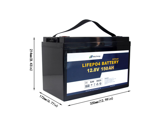 Αγορά Επαναφορτιζόμενη LiFePO4 μπαταρία CE MSDS 12V 150AH για το κάρρο γκολφ online manufacture