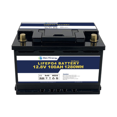 Bely Energy 100AH 12V LiFePo4 μπαταρία βαθύ κύκλο επαναφορτιζόμενο για UPS