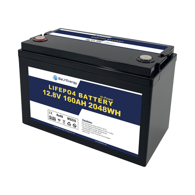 2048 Wh μπαταρία φωσφορικών ιόντων λιθίου 12v 160ah