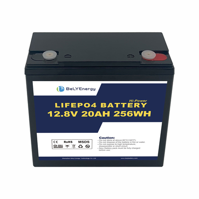 Bely Energy Πάνω από 80% DoD 12V 20AH LiFePo4 μπαταρία για αποθήκευση ενέργειας / καρότσι γκολφ