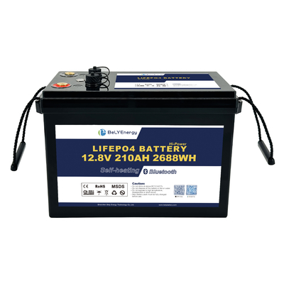 IP65 12V 210AH μπαταρία με διεπαφή CAN/RS485 για σύστημα ηλιακής ενέργειας