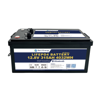 Προσαρμοσμένη 315AH 12V LiFePo4 μπαταρία Bluetooth και αυτοθέρμανση με CAN / RS485 διεπαφή