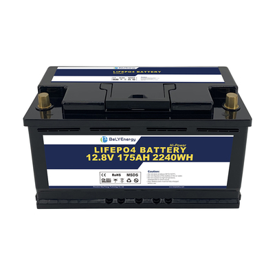 Ανανεώσιμο Lifepo4 12v 175ah μπαταρία βαθύ κύκλο για καρότσια γκολφ καταφύγιο σκάφος σκούτερ