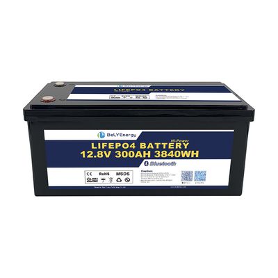 Φορητό IP65 Αδιάβροχο συμπαγές σχεδιασμό 12.8V 300Ah LiFePO4 Ηλιακή μπαταρία λιθίου