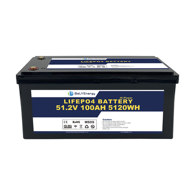 Υψηλής ισχύος Αποθήκευση ενέργειας 51.2V100Ah επαναφορτιζόμενη μπαταρία για το σύστημα ενέργειας στο σπίτι