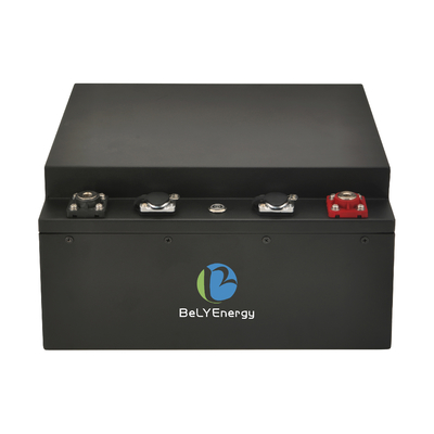 RV Caravan 12V 230AH LiFePO4 μπαταρία με BT και εσωτερική θέρμανση σε μεταλλική θήκη κάτω από το κάθισμα