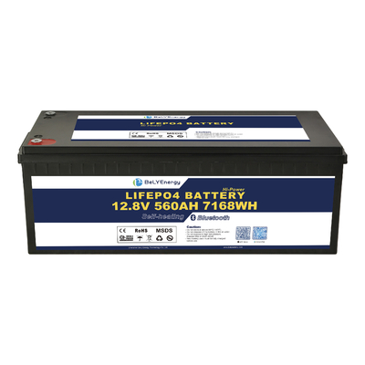 Η μπαταρία υψηλής χωρητικότητας 12V 560AH μπαταρία λιθίου LiFePO4 με BT και αυτοθέρμανση