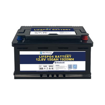 Η μπαταρία λιθίου LiFePO4 με BT 12V 150AH για RV/CARAVAN/MARINE