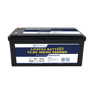 Η μπαταρία λιθίου LiFePO4 12V 460AH με ρεύμα 200A BMS με BT και αυτοθερμοποίηση