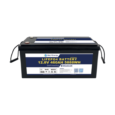 Υψηλή χωρητικότητα 12V 460AH LiFePO4 μπαταρία λιθίου με 200A τρέχοντα BMS με BT και αυτοθέρμανση