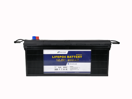 Επαναφορτιζόμενη 2560Wh 12v 200ah λίθιου μπαταρία κύκλων σιδήρου Lifepo4 βαθιά