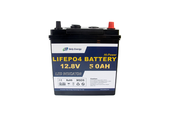 Ποδήλατο 5000 μπαταρία Lifepo4 12v 50ah ηλιακού πλαισίου Ε λίθιου κύκλων με τις οδηγήσεις