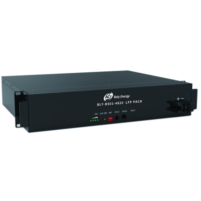 RS485 τράπεζα 48V 20Ah μπαταριών τηλεπικοινωνιών επικοινωνίας LiFePO4 με τους δείκτες των οδηγήσεων