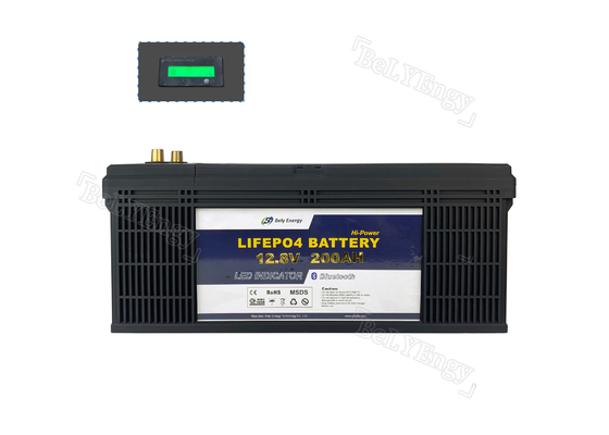 οδηγημένη ελαφριά μπαταρία λίθιου 12V 200Ah