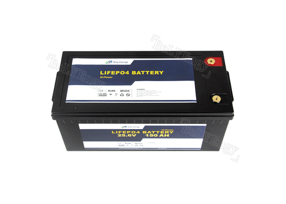 5000 μπαταρία κύκλων 150Ah 24V LiFePo4 για το ηλιακό σύστημα