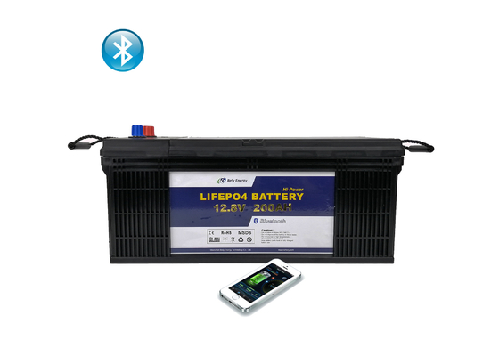 βαθιά μπαταρία κύκλων σιδήρου Lifepo4 λίθιου 12v 200ah